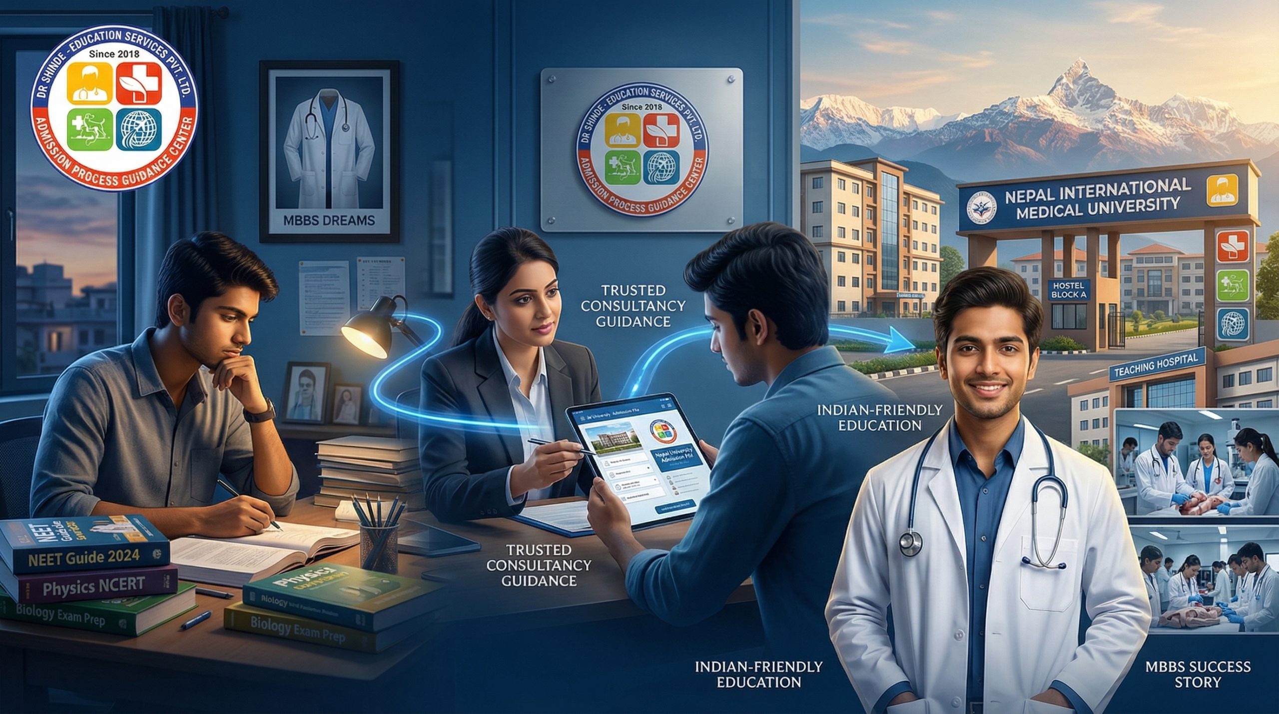 MBBS Abroad — NMC and WHO approved medical university campuses in Russia, Philippines, Kyrgyzstan, Georgia, Nepal recommended by DR Shinde Education